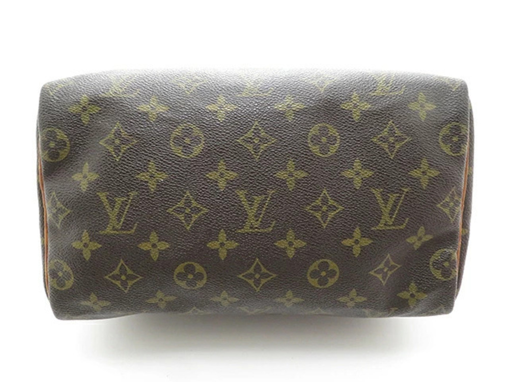 Louis Vuitton Monogram Handbag Speedy Brown